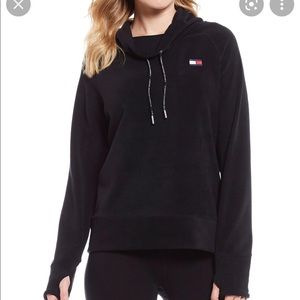 NWT Tommy Hilfiger Sport Funnel Neck Pullover Black Small